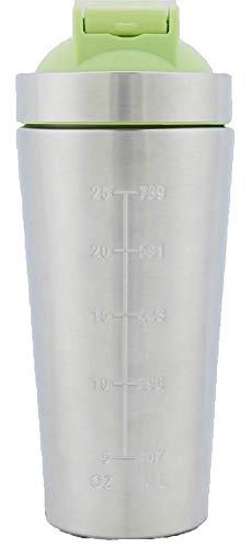 Myprotein Myvegan Metal Shaker Botella, Adultos Unisex, Plateado (Plateado), Talla Unica