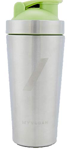 Myprotein Myvegan Metal Shaker Botella, Adultos Unisex, Plateado (Plateado), Talla Unica