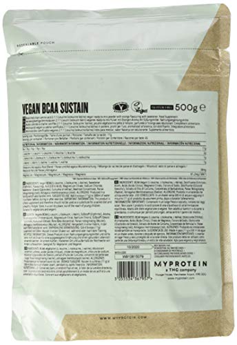 Myprotein Vegan BCAA Sustain (500g) 1 Unidad 500 g Myprotein Vegan BCAA Sustain (500g) 1 Unidad 500 g