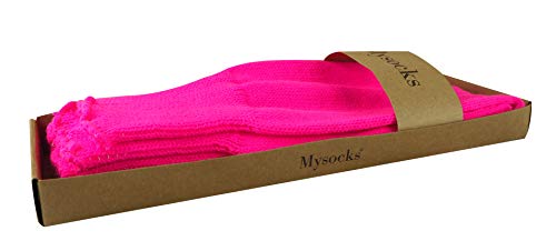 Mysocks calentadores neón rosado