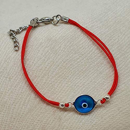 MYSTIC JEWELS by Dalia - Pulsera Clásico Ojo Turco de la Buene Suerte para Hombres y Mujeres (Rojo)