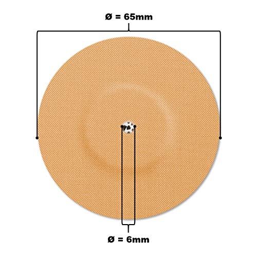 MySweetStitch | Freestyle Libre 1 & 2 parches, impermeables, transpirable y respetuoso con la piel con orificio para sensor en conjunto de 10 | Alrededor MySweetStitch | Freestyle Libre 1 & 2 parches, impermeables, transpirable y respetuoso con la piel con orificio para sensor en conjunto de 10 | Alrededor