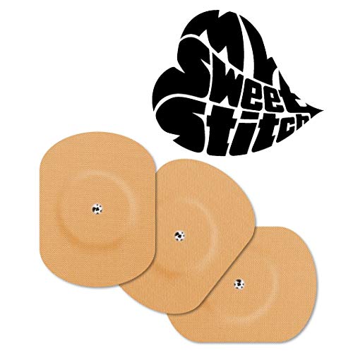 MySweetStitch | Freestyle Libre 1 & 2 parches, impermeables, transpirable y respetuoso con la piel con orificio para sensor en conjunto de 25 | Oval MySweetStitch | Freestyle Libre 1 & 2 parches, impermeables, transpirable y respetuoso con la piel con orificio para sensor en conjunto de 25 | Oval