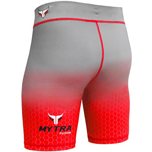 Mytra Fusion Tudo – Pantalones Cortos de compresión Shorts MMA térmica compresión Pantalones Cortos Crossfit Base Capa Running Short Heat Gear Trunks Vale Tudo (Gery, tamaño Grande), Color Rojo Mytra Fusion Tudo – Pantalones Cortos de compresión Shorts MMA térmica compresión Pantalones Cortos Crossfit Base Capa Running Short Heat Gear Trunks Vale Tudo (Gery, tamaño Grande), Color Rojo