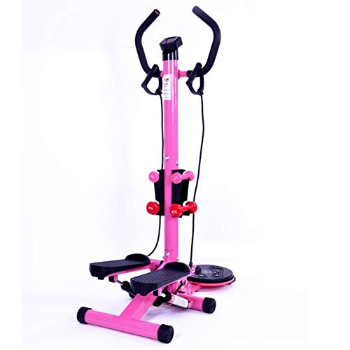 MZXU con cordón Inicio Femenino Pérdida de Peso Silent Artifact Pedal Pedal Máquina Deportes Fitness Equipo Pequeña Estufa de la Estufa (Color : Pink, Size : 31x48inch)