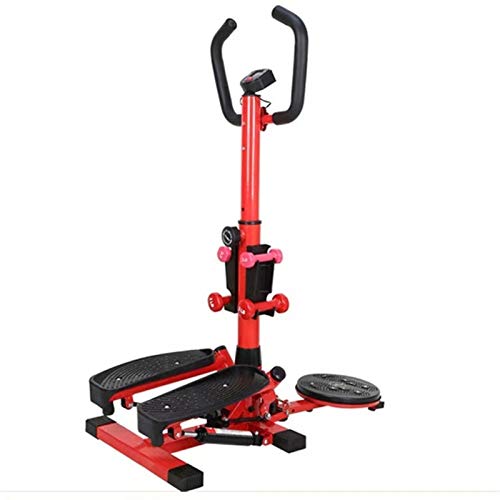 MZXU con cordón Stepper Femenino Hogar Silencio Pérdida de Peso Artefacto In-Sitio Montañismo Pedal Máquina Deportes Equipo de Fitness Pequeño Estufas Máquina (Color : Red, Size : 31x48inch)