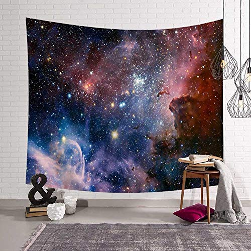 N / A Diseño impactante de la Tierra Tapiz Colgante de Pared Nebulosa Luna Elk Mandala Yoga Toalla de Playa Manta Decoración de la habitación de los niños Ropa de Cama V15 95cmx73cm