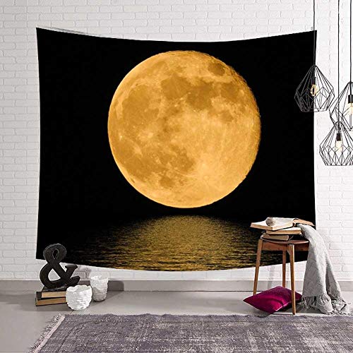 N / A Diseño impactante de la Tierra Tapiz Colgante de Pared Nebulosa Luna Elk Mandala Yoga Toalla de Playa Manta Decoración de la habitación de los niños Ropa de Cama V15 95cmx73cm