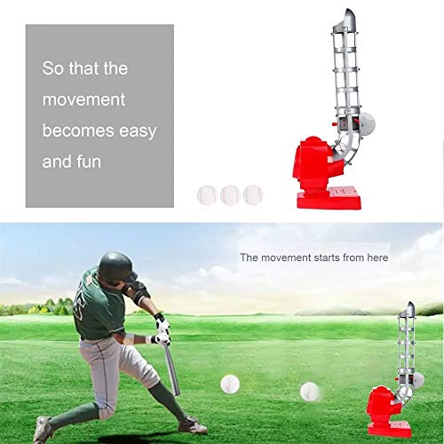 N / A Juego de Lanzador Exterior automático de béisbol, Altura Ajustable, Lanzador de Bolas al Aire Libre, Juguetes educativos para niños de 6 a 12 niños y niñas N / A Juego de Lanzador Exterior automático de béisbol, Altura Ajustable, Lanzador de Bolas al Aire Libre, Juguetes educativos para niños de 6 a 12 niños y niñas