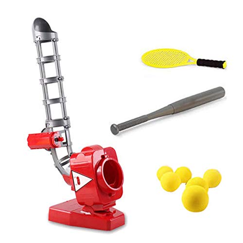 N / A Juego de Lanzador Exterior automático de béisbol, Altura Ajustable, Lanzador de Bolas al Aire Libre, Juguetes educativos para niños de 6 a 12 niños y niñas N / A Juego de Lanzador Exterior automático de béisbol, Altura Ajustable, Lanzador de Bolas al Aire Libre, Juguetes educativos para niños de 6 a 12 niños y niñas