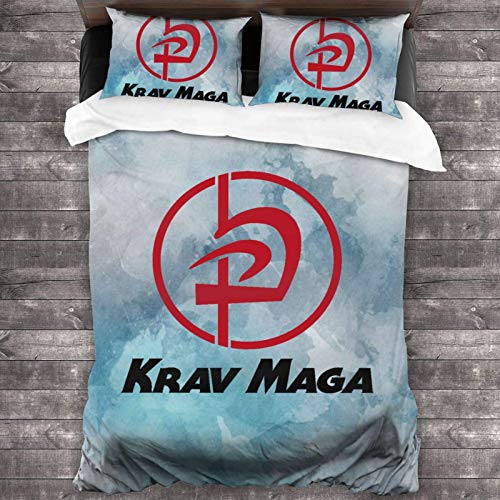 N \ A Krav MAGA Juego de ropa de cama de 3 piezas de 2016 x 188 cm, microfibra suave, transpirable, para dormitorio, funda de almohada y funda de edredón de 2 piezas N \ A Krav MAGA Juego de ropa de cama de 3 piezas de 2016 x 188 cm, microfibra suave, transpirable, para dormitorio, funda de almohada y funda de edredón de 2 piezas