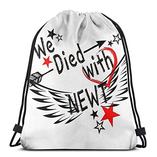 N / A Unisexo Bolsas De Cordones,Newt - Diseño del Corredor del Laberintomochila Deportiva Plegable Impermeable Saco De Gimnasio Mochila con Cordón N / A Unisexo Bolsas De Cordones,Newt - Diseño del Corredor del Laberintomochila Deportiva Plegable Impermeable Saco De Gimnasio Mochila con Cordón