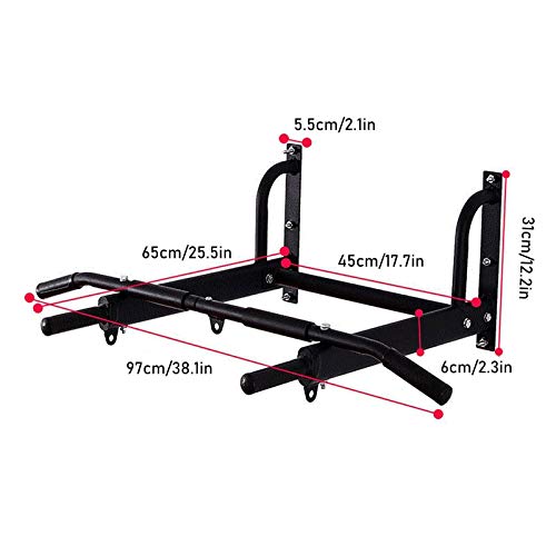 N-B Barra de Dominadas de Pared, Barra de Tracción Cross Training Musculación, Equipo Multifuncional de la Barra del Entrenamiento del Cuerpo Superior del Gimnasio en Casa para