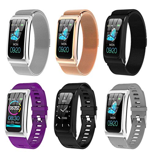 N-B Reloj Inteligente Impermeable Electrónico Reloj Fitness Tracker Pantalla de Color Frecuencia Cardíaca Pulsera Deportiva Bluetooth