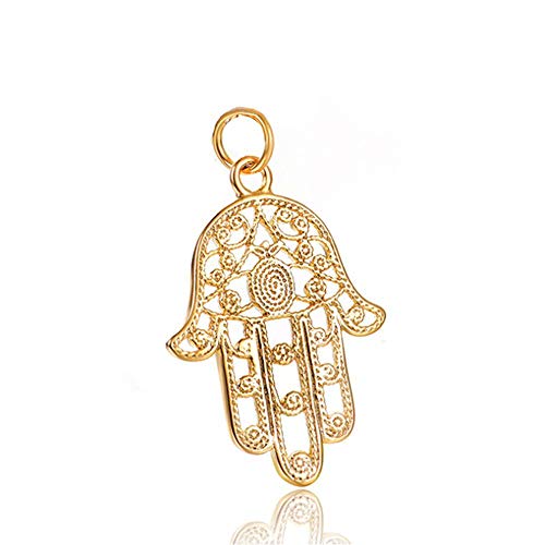 N / C Moda Personalizada joyería de Acero de Titanio Collar con Colgante de Palma Hueca Accesorios Punk Hip Hop Oro N / C Moda Personalizada joyería de Acero de Titanio Collar con Colgante de Palma Hueca Accesorios Punk Hip Hop Oro