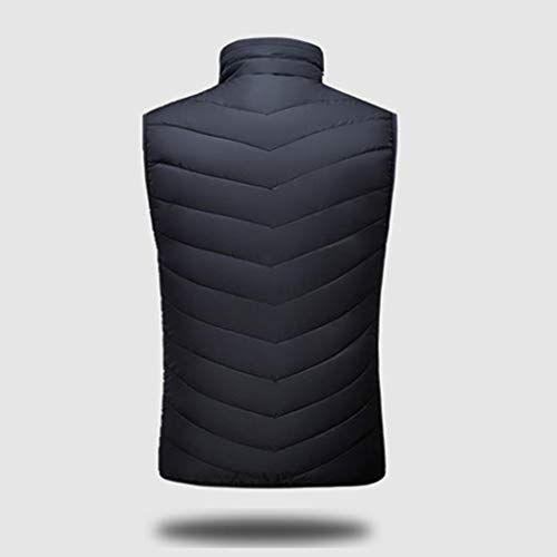 N/ Chaleco calefactor de 4 zonas para mujeres y hombres, chaleco calefactor con carga USB, abrigo calefactor de talla grande al aire libre, cálido para montar, esquiar, pescar (Negro, M) N/ Chaleco calefactor de 4 zonas para mujeres y hombres, chaleco calefactor con carga USB, abrigo calefactor de talla grande al aire libre, cálido para montar, esquiar, pescar (Negro, M)