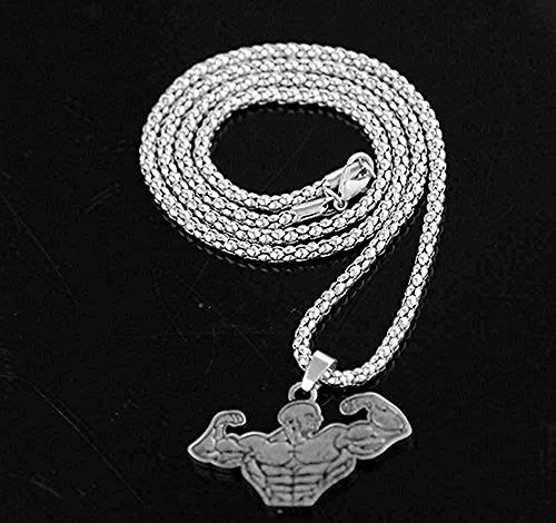 N-G Collar Moderno Popular Exquisito Collar Gimnasio Fitness Mancuernas Barra Hombres s Moderno Popular Exquisito Collar Cadena N-G Collar Moderno Popular Exquisito Collar Gimnasio Fitness Mancuernas Barra Hombres s Moderno Popular Exquisito Collar Cadena