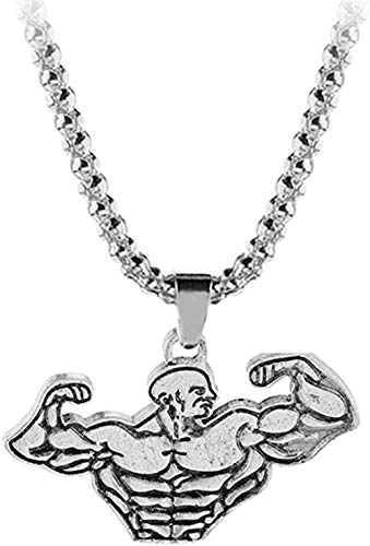 N-G Collar Moderno Popular Exquisito Collar Gimnasio Fitness Mancuernas Barra Hombres s Moderno Popular Exquisito Collar Cadena N-G Collar Moderno Popular Exquisito Collar Gimnasio Fitness Mancuernas Barra Hombres s Moderno Popular Exquisito Collar Cadena