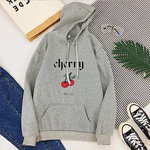 N-N Sudadera Cherry Hoodies Harry Styles Casual Jerseys Harry Styles Sudadera con Capucha para Mujer-Sk4297-R8_L