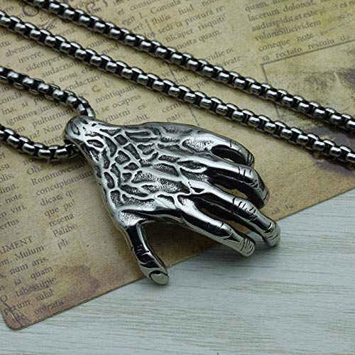 NA Collar,Collares para Hombres,Guantes Colgante,Collar de Acero de Titanio Retro para Hombres de Palm,Hip Hop Rock,Cadena Colgante Individual,Accesorios para Discotecas NA Collar,Collares para Hombres,Guantes Colgante,Collar de Acero de Titanio Retro para Hombres de Palm,Hip Hop Rock,Cadena Colgante Individual,Accesorios para Discotecas