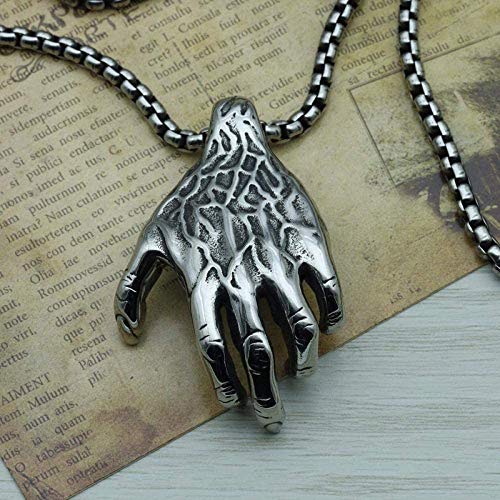 NA Collar,Collares para Hombres,Guantes Colgante,Collar de Acero de Titanio Retro para Hombres de Palm,Hip Hop Rock,Cadena Colgante Individual,Accesorios para Discotecas NA Collar,Collares para Hombres,Guantes Colgante,Collar de Acero de Titanio Retro para Hombres de Palm,Hip Hop Rock,Cadena Colgante Individual,Accesorios para Discotecas