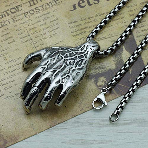 NA Collar,Collares para Hombres,Guantes Colgante,Collar de Acero de Titanio Retro para Hombres de Palm,Hip Hop Rock,Cadena Colgante Individual,Accesorios para Discotecas NA Collar,Collares para Hombres,Guantes Colgante,Collar de Acero de Titanio Retro para Hombres de Palm,Hip Hop Rock,Cadena Colgante Individual,Accesorios para Discotecas