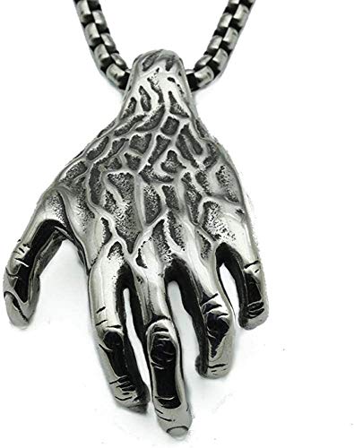 NA Collar,Collares para Hombres,Guantes Colgante,Collar de Acero de Titanio Retro para Hombres de Palm,Hip Hop Rock,Cadena Colgante Individual,Accesorios para Discotecas NA Collar,Collares para Hombres,Guantes Colgante,Collar de Acero de Titanio Retro para Hombres de Palm,Hip Hop Rock,Cadena Colgante Individual,Accesorios para Discotecas