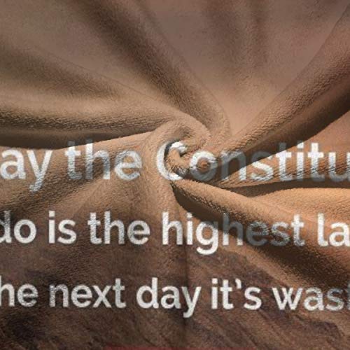 N/A - Juego de toallas de baño de algodón egipcio, diseño de acuarela con texto en inglés "One Day The Constitution 27.5 x 15.7"