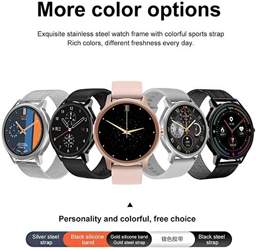 Naack Reloj Inteligente Pulsera Monitor de frecuencia cardíaca smartwatch Monitor De Ritmo Cardíaco Mujeres Hombres niños Sport Smartwatch Mensaje Recordatorio Rastreador De Fitness para Android iOS