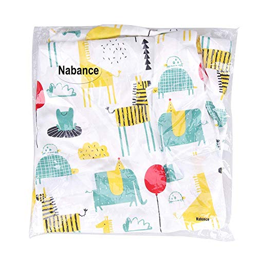 Nabance Algodón Saco de Dormir Bebe Recién Nacidos con Bolsa de Tela para Transportar Niño Niña 18-36 Meses Verano 0.5 Tog 90-110cm Ajustable Niño Niña