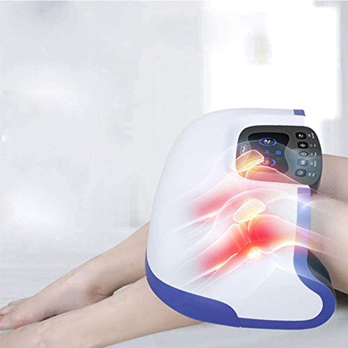 NACHEN Masajeador de Rodilla Doble, Airbag Compresión Vibración Térmica Infrarrojo Magnético Vibración con calefacción Fisioterapia para la osteoartritis Artritis reumática