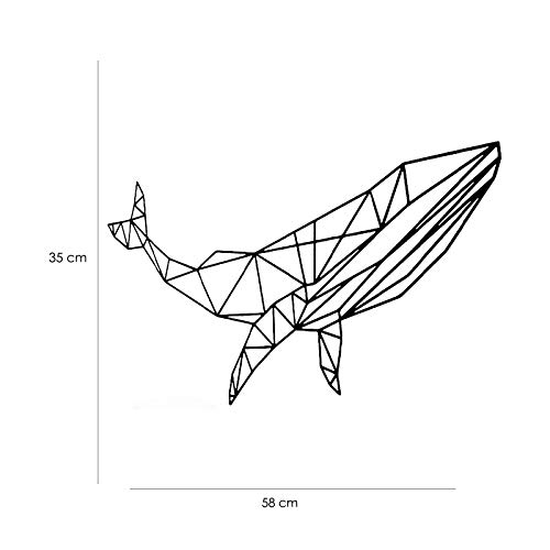 Nacnic Pegatina de Pared Estilo NÓRDICO. Vinilo Decorativo de Ballena. Lámina Adhesiva GEOMÉTRICA con Detalles de Animales Marinos. Wall Sticker Decoración Minimalista para Hogar, Oficina, Tienda. Nacnic Pegatina de Pared Estilo NÓRDICO. Vinilo Decorativo de Ballena. Lámina Adhesiva GEOMÉTRICA con Detalles de Animales Marinos. Wall Sticker Decoración Minimalista para Hogar, Oficina, Tienda.