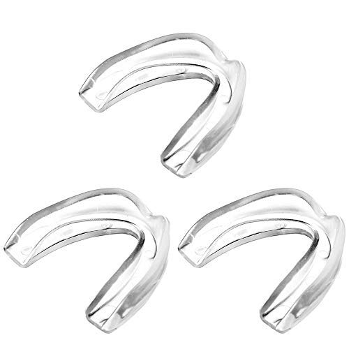 NACTECH 3Pcs Protector Bucal Boxeo Férula De Descarga Dental de Silicona Transparente Mouthguard para Deportes de Contacto Rugby MMA Football Karate Taekwondo Judo Sanda Hockey NACTECH 3Pcs Protector Bucal Boxeo Férula De Descarga Dental de Silicona Transparente Mouthguard para Deportes de Contacto Rugby MMA Football Karate Taekwondo Judo Sanda Hockey
