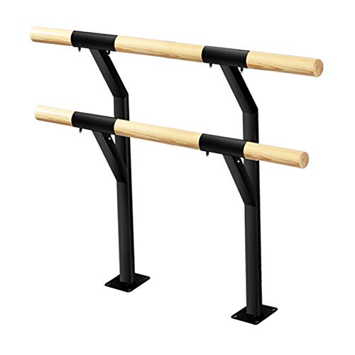 Nai-storage Barra Ballet, Barra Elástica Fija De Aterrizaje De Madera Maciza Barra Ballet De Estudio Danza Doble Poste Ajustable En Altura Interior (Color : Black, Size : 1 m) Nai-storage Barra Ballet, Barra Elástica Fija De Aterrizaje De Madera Maciza Barra Ballet De Estudio Danza Doble Poste Ajustable En Altura Interior (Color : Black, Size : 1 m)