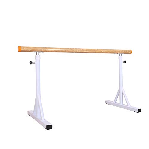 Nai-storage Barra Ballet Madera, Palo De Baile Desmontable Barra De Baile Ajustable De Pie para Entrenamiento En Casa Ejercicios De Estiramiento Y Movimiento (Color : White, Size : 1 m)