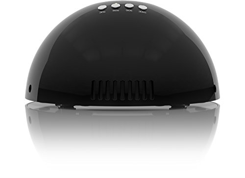 NailStar Lámpara LED Profesional Seca Esmalte de Uñas. Para Manicura Shellac y Gel, con Temporizador de 30 seg, 60 seg, 90 seg y 30 min (negro) NailStar Lámpara LED Profesional Seca Esmalte de Uñas. Para Manicura Shellac y Gel, con Temporizador de 30 seg, 60 seg, 90 seg y 30 min (negro)