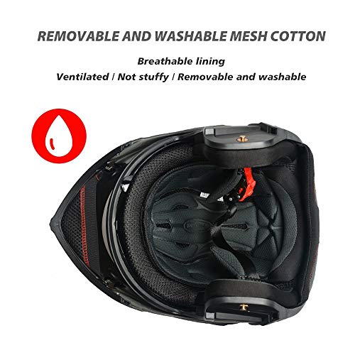 NAINAIWANG Modular Casco abatible Moto Bluetooth Motocicleta modulares Visera Dobles Cascos integrales Aprobado ECE/Dot Radio FM incorporada con Micrófono Sistema comunicación NAINAIWANG Modular Casco abatible Moto Bluetooth Motocicleta modulares Visera Dobles Cascos integrales Aprobado ECE/Dot Radio FM incorporada con Micrófono Sistema comunicación