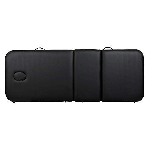 Naipo Mesa de Masaje Camillas de Masaje Plegable de 3 Secciones Camilla Portátil y Profesional con Patas de Madera Respaldo Regulable Bolsa de Transporte Reposacabezas y Apoyabrazos Desmontables Naipo Mesa de Masaje Camillas de Masaje Plegable de 3 Secciones Camilla Portátil y Profesional con Patas de Madera Respaldo Regulable Bolsa de Transporte Reposacabezas y Apoyabrazos Desmontables