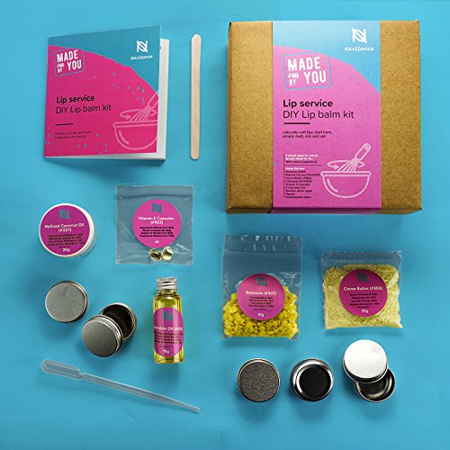 Naissance Kit DIY"Lip service": Bálsamo Labial - 100% puro, natural y cruelty free