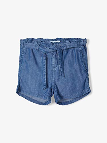 NAME IT Nkfrandi Dnmtakaren 2301 Shorts Noos Pantalones Cortos, Denim Azul Medio, 164 para Niñas