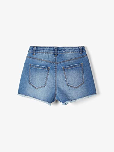 NAME IT Nkfrandi Mom Dnmcece 1345 HW Shorts Noos Pantalones Cortos, Mezclilla Azul Claro, 104 para Niñas NAME IT Nkfrandi Mom Dnmcece 1345 HW Shorts Noos Pantalones Cortos, Mezclilla Azul Claro, 104 para Niñas