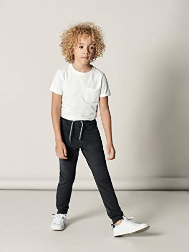 NAME IT Nkmhonk BRU Swe Pant Noos Pantalones, Negro (Black), 116 para Niños