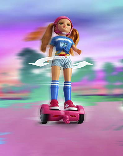Nancy - Un Día con Mi Hoverboard, Muñeca Mecánica con Patinete Hoverboard para Niños y Niñas a Partir de 3 Años, Multicolor, (Famosa 700015134)