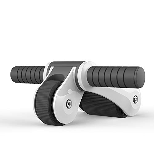 NANE AB Roller Aparato De Abdominales AB Wheel Rueda La Rueda De Ejercicios con Doble Rueda Y Cómodos Mangos De Espuma - Fácil De Montar, Ideal para El Entrenamiento Abdominal