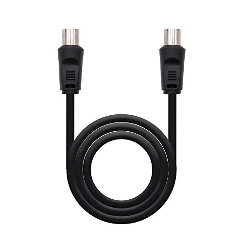 NanoCable 10.26.0202 - Cable antena de TV de 75 Ohm, macho-hembra, 1.8mts NanoCable 10.26.0202 - Cable antena de TV de 75 Ohm, macho-hembra, 1.8mts