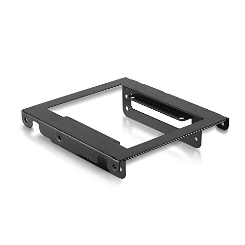 NanoCable 10.99.0002 - Adaptador metálico de 3.5" para Instalar 2 Discos Duros de 2.5" en Ordenador, Color Negro NanoCable 10.99.0002 - Adaptador metálico de 3.5" para Instalar 2 Discos Duros de 2.5" en Ordenador, Color Negro