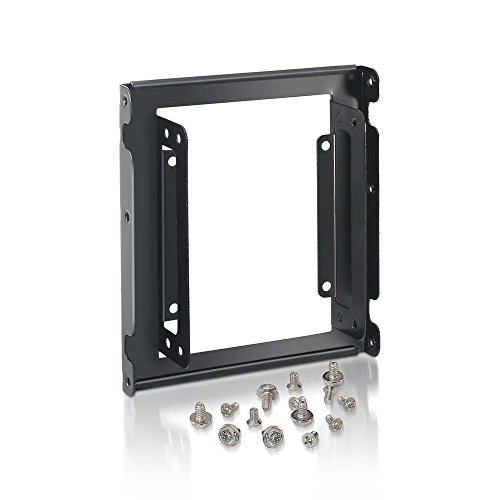 NanoCable 10.99.0002 - Adaptador metálico de 3.5" para Instalar 2 Discos Duros de 2.5" en Ordenador, Color Negro NanoCable 10.99.0002 - Adaptador metálico de 3.5" para Instalar 2 Discos Duros de 2.5" en Ordenador, Color Negro