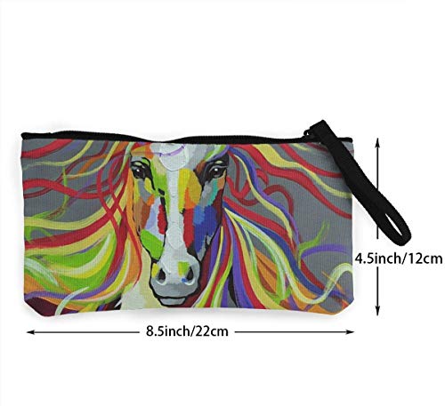 naotaori Monedero de Lona para Mujer de Caballo de Animales Salvajes Coloridos Mini Cambio Monedero Monedero Cartera-Tarjeta Teléfono Monedero Bolsa de Almacenamiento Estuche de lápices Estuche Casua naotaori Monedero de Lona para Mujer de Caballo de Animales Salvajes Coloridos Mini Cambio Monedero Monedero Cartera-Tarjeta Teléfono Monedero Bolsa de Almacenamiento Estuche de lápices Estuche Casua