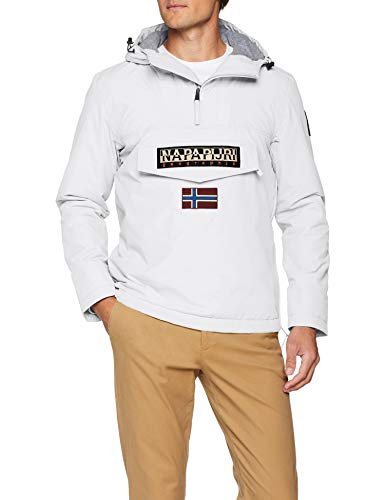 Napapijri Rainforest Winter, Chaqueta para Hombre, Blanco (Bright White 002), Small Napapijri Rainforest Winter, Chaqueta para Hombre, Blanco (Bright White 002), Small