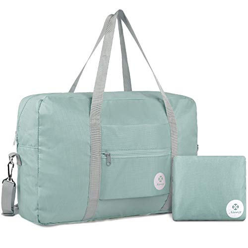 Narwey Plegable Bolsa de Viaje Bolsa de Mano Equipaje Equipado Weekender Deporte Nocturno Duffle para niños niñas Mujeres